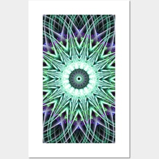 Fractal Mandala Posters and Art